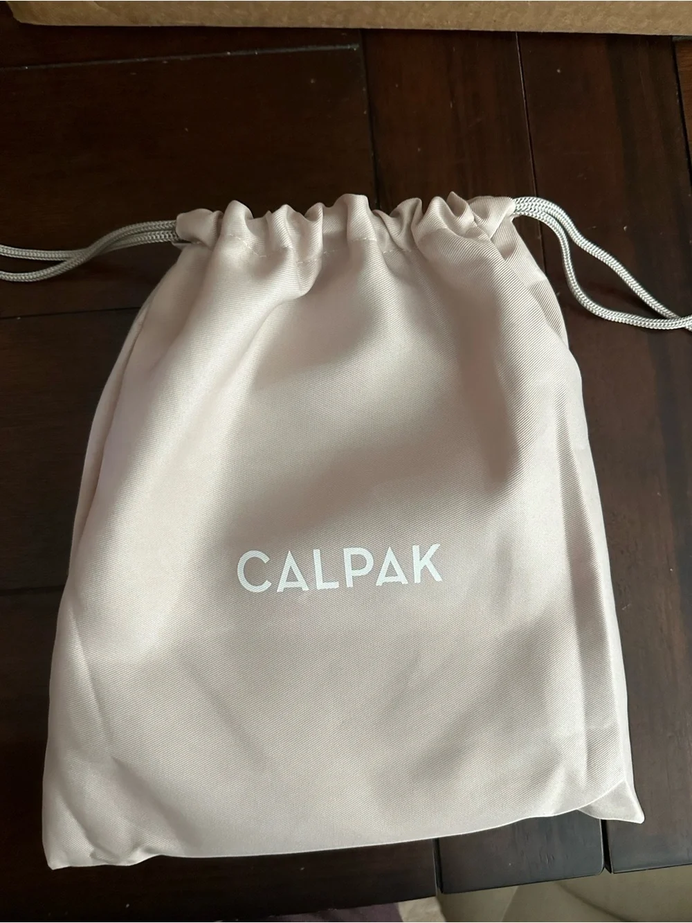 Calpak Light Purple Croc-Embossed Zip Travel Wallet